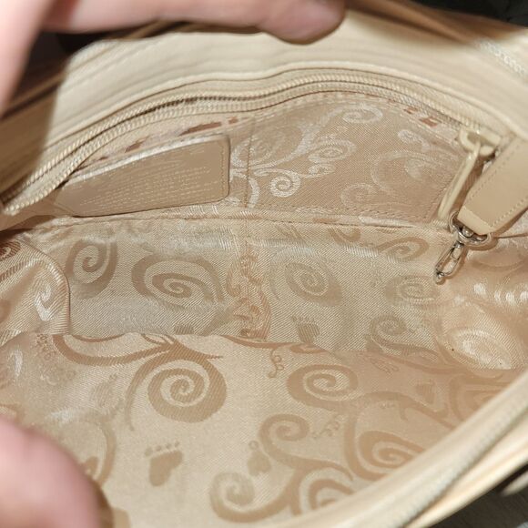 Brighton Trixie Handbag Quilted Hearts Leather Shoulder Crossbody Purse - Picture 13 of 15